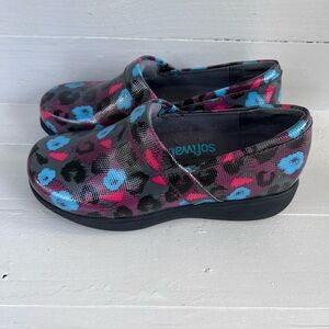 Greys Anatomy Softwalk Nursing Comfort Shoes Clogs Size 8 Multicolor G1700-962